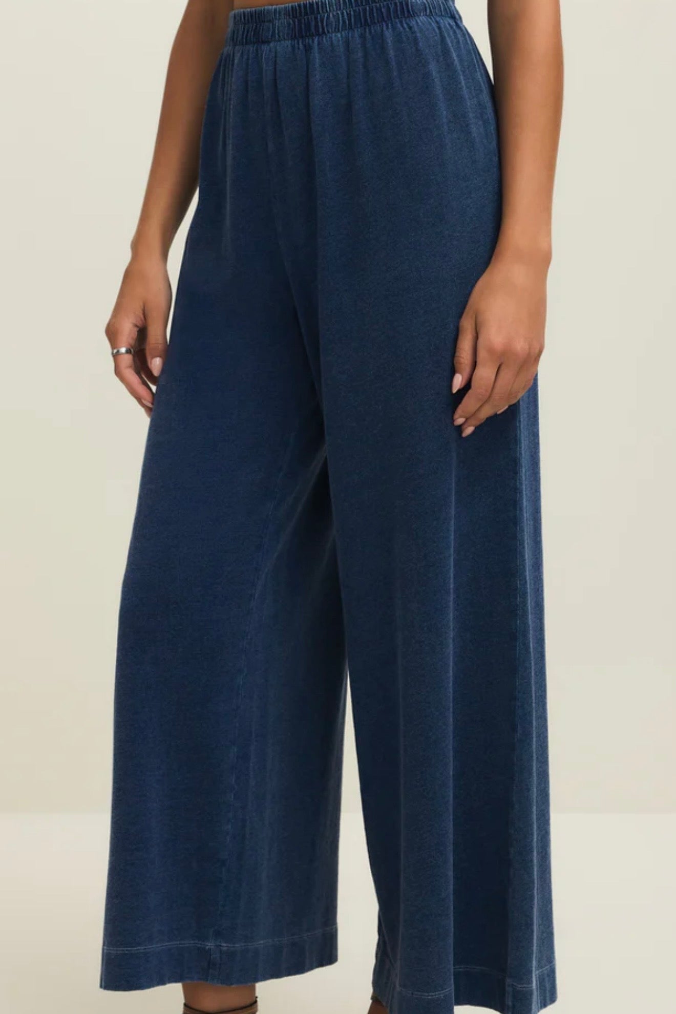 SCOUT JERSEY DENIM PANT-Bottoms- Hometown Style HTS, women's in store and online boutique located in Ingersoll, Ontario