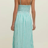 BAYSIDE STRIPED MIDI DRESS-Casual Dresses- Hometown Style HTS, women's in store and online boutique located in Ingersoll, Ontario