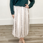 Chain Pleated Midi Skirt-skirt- Hometown Style HTS, women's in store and online boutique located in Ingersoll, Ontario