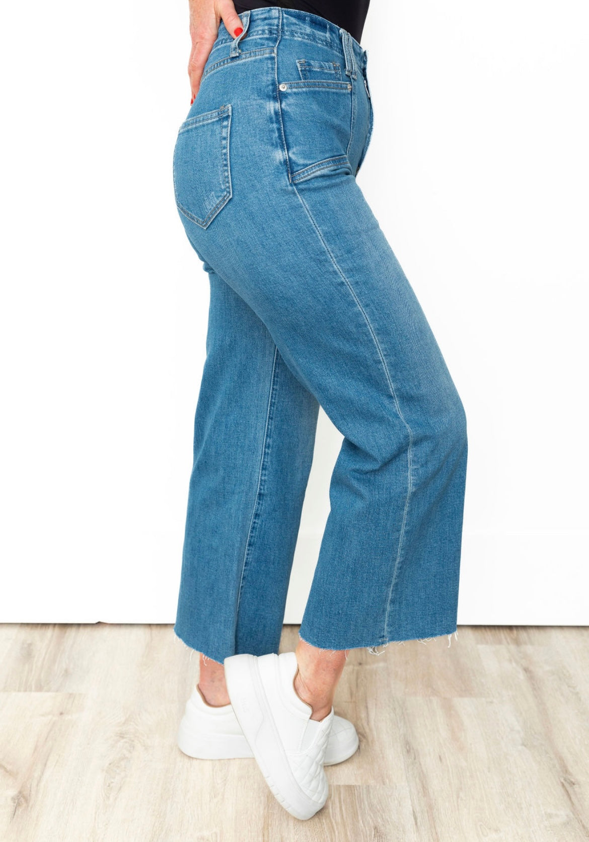 Cropped Straight Leg Jeans-denim- Hometown Style HTS, women's in store and online boutique located in Ingersoll, Ontario