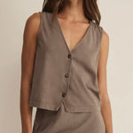 NOELLE JERSEY TOP - Perfectly Taupe-Casual Tops- Hometown Style HTS, women's in store and online boutique located in Ingersoll, Ontario
