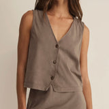 NOELLE JERSEY TOP - Perfectly Taupe-Casual Tops- Hometown Style HTS, women's in store and online boutique located in Ingersoll, Ontario