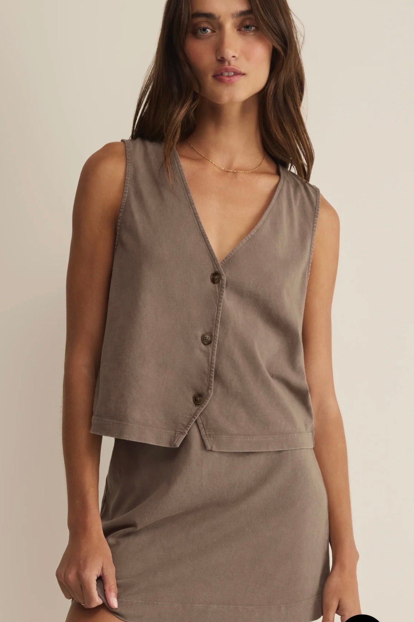 NOELLE JERSEY TOP - Perfectly Taupe-Casual Tops- Hometown Style HTS, women's in store and online boutique located in Ingersoll, Ontario