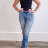 Daze - High Rise Slim Straight-Denim- Hometown Style HTS, women's in store and online boutique located in Ingersoll, Ontario