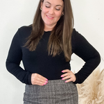 Tellem Top - Black-long Sleeve- Hometown Style HTS, women's in store and online boutique located in Ingersoll, Ontario