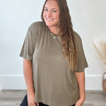 The Camilla Top - Green-Casual Tops- Hometown Style HTS, women's in store and online boutique located in Ingersoll, Ontario