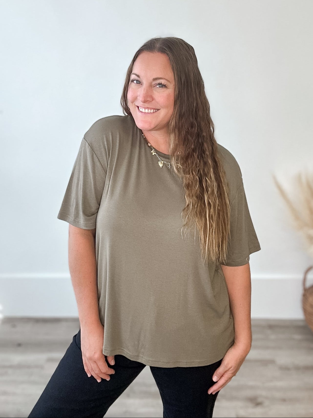 The Camilla Top - Green-Casual Tops- Hometown Style HTS, women's in store and online boutique located in Ingersoll, Ontario