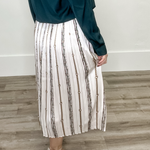 Chain Pleated Midi Skirt-skirt- Hometown Style HTS, women's in store and online boutique located in Ingersoll, Ontario