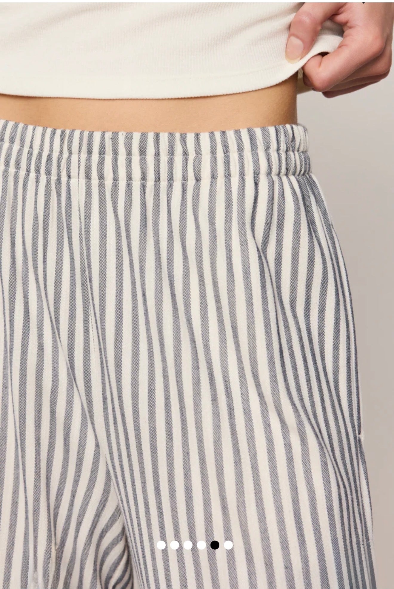 SCOUT KNIT STRIPED PANT - Eclipse-Bottoms- Hometown Style HTS, women's in store and online boutique located in Ingersoll, Ontario