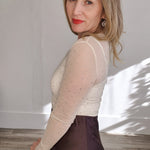 Stinna Long Sleeve - Turtledove-blouse- Hometown Style HTS, women's in store and online boutique located in Ingersoll, Ontario