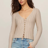 LANDA SWEATER TOP - Cream-Casual Tops- Hometown Style HTS, women's in store and online boutique located in Ingersoll, Ontario