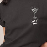 MARTINI BOYFRIEND TEE - Black Sand-Casual Tops- Hometown Style HTS, women's in store and online boutique located in Ingersoll, Ontario