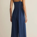 ANGEL EYES TWILL JUMPSUIT-Jumpsuits & Rompers- Hometown Style HTS, women's in store and online boutique located in Ingersoll, Ontario