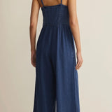 ANGEL EYES TWILL JUMPSUIT-Jumpsuits & Rompers- Hometown Style HTS, women's in store and online boutique located in Ingersoll, Ontario