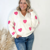 Espera Sweater - Cream-Sweaters and Cardigans- Hometown Style HTS, women's in store and online boutique located in Ingersoll, Ontario