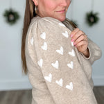 Revello Sweater - Beige-Sweaters and Cardigans- Hometown Style HTS, women's in store and online boutique located in Ingersoll, Ontario