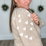Revello Sweater - Beige-Sweaters and Cardigans- Hometown Style HTS, women's in store and online boutique located in Ingersoll, Ontario