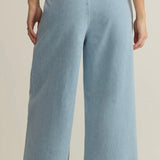 DAYCATION DENIM UTILITY PANT - Light Wash-Bottoms- Hometown Style HTS, women's in store and online boutique located in Ingersoll, Ontario