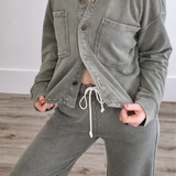 Hunter Knit Pant - Hunter Green-bottoms- Hometown Style HTS, women's in store and online boutique located in Ingersoll, Ontario