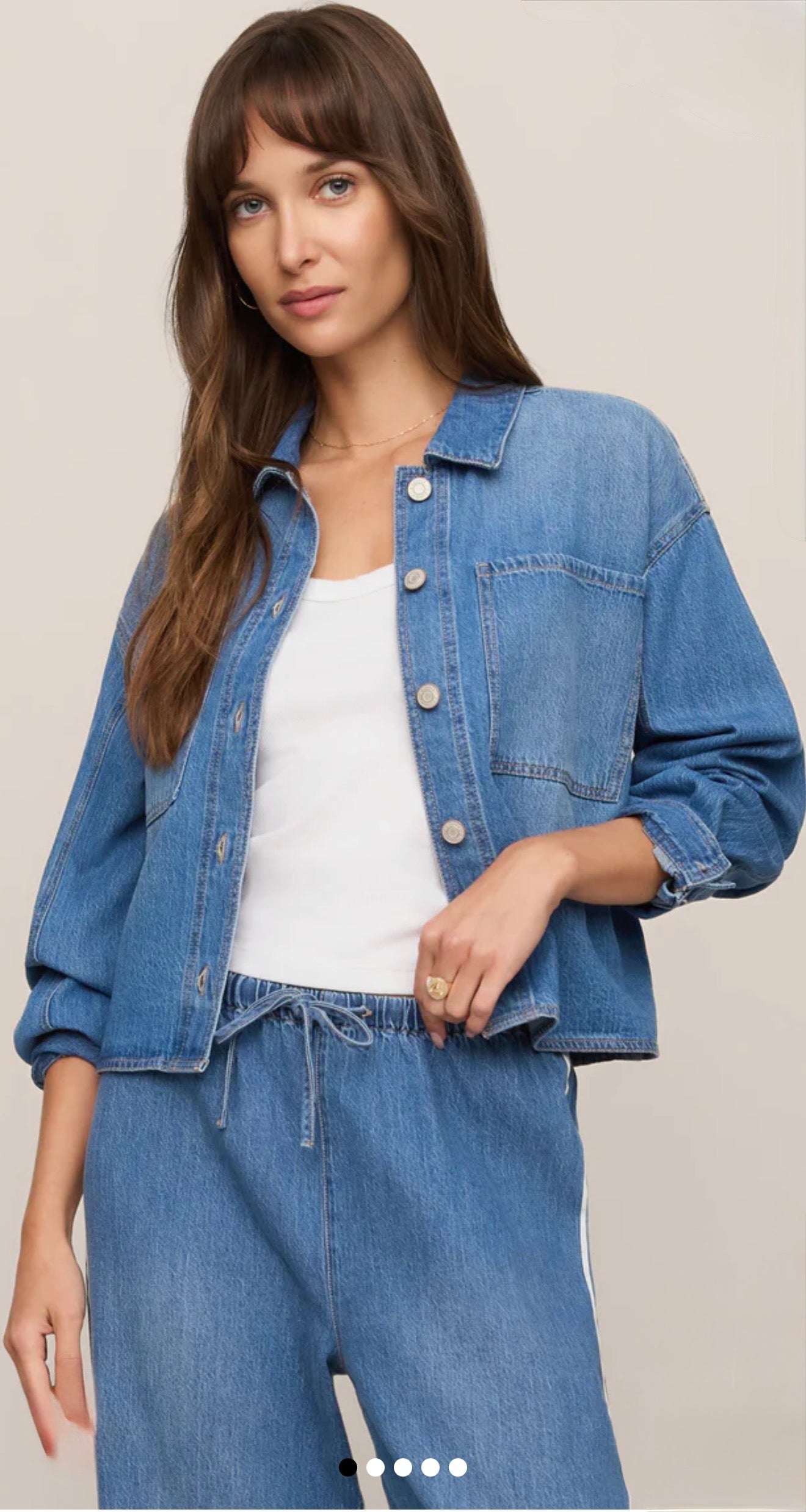 ERIN DENIM JACKET - Dreamstate-Casual Tops- Hometown Style HTS, women's in store and online boutique located in Ingersoll, Ontario