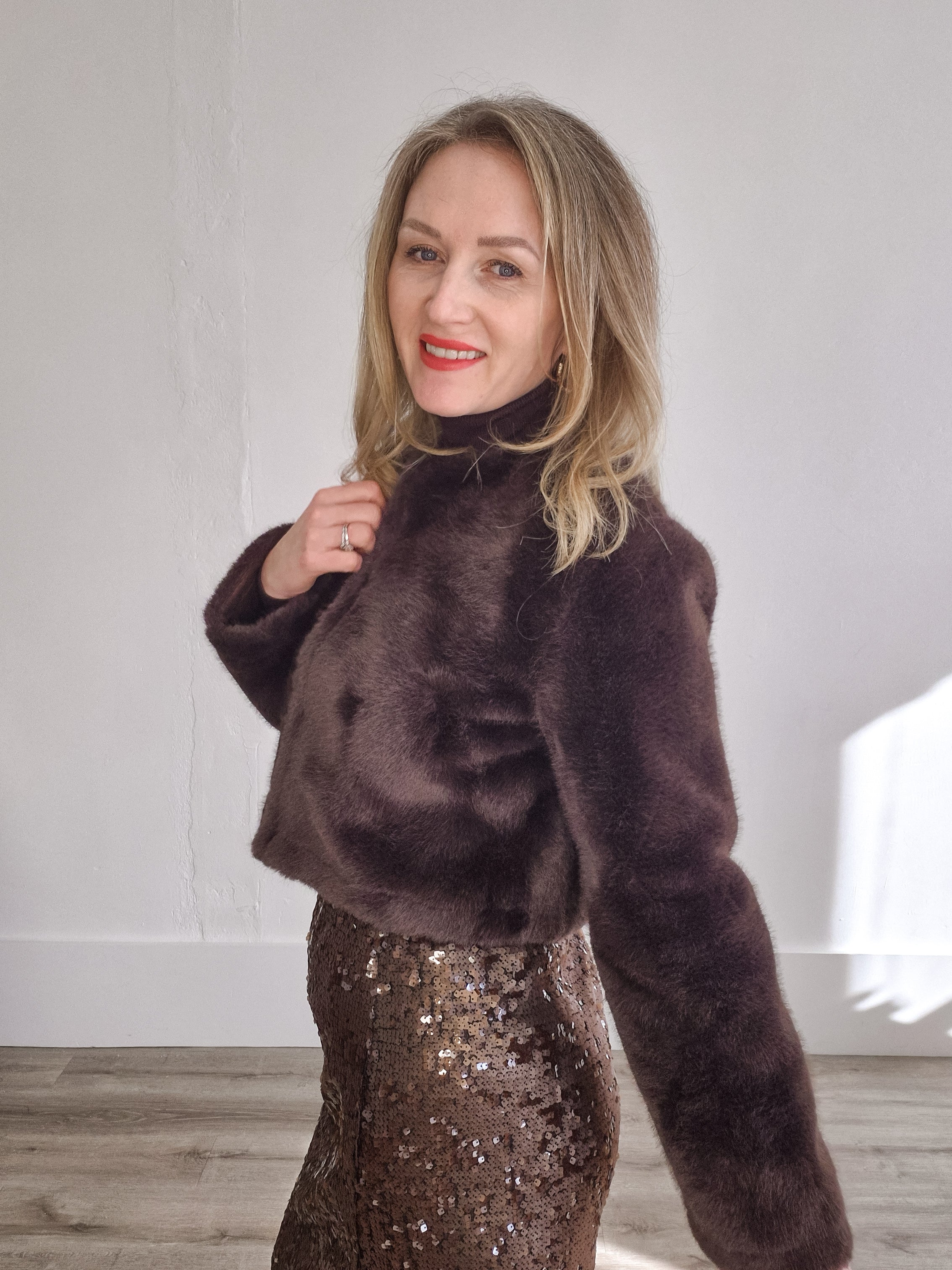 Jemmy Jacket - Black Coffee-Coat & Jackets- Hometown Style HTS, women's in store and online boutique located in Ingersoll, Ontario