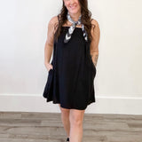 Casual Dresses - Black-Casual Dresses- Hometown Style HTS, women's in store and online boutique located in Ingersoll, Ontario