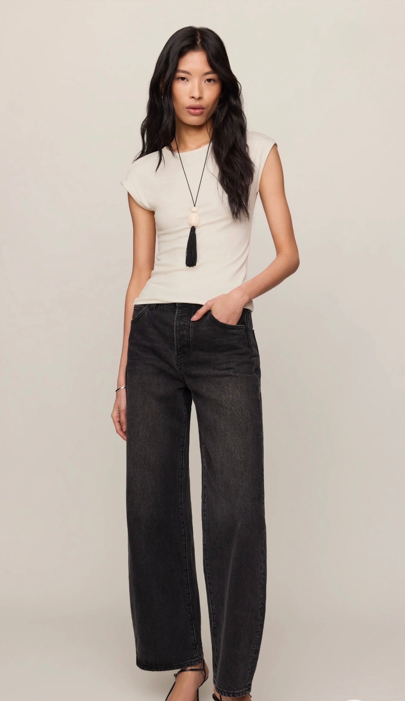 SOFT TRACE SECOND SKIN TOP - Cloud-Casual Tops- Hometown Style HTS, women's in store and online boutique located in Ingersoll, Ontario