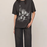 WISHES CITY TEE - Black Sand-Casual Tops- Hometown Style HTS, women's in store and online boutique located in Ingersoll, Ontario