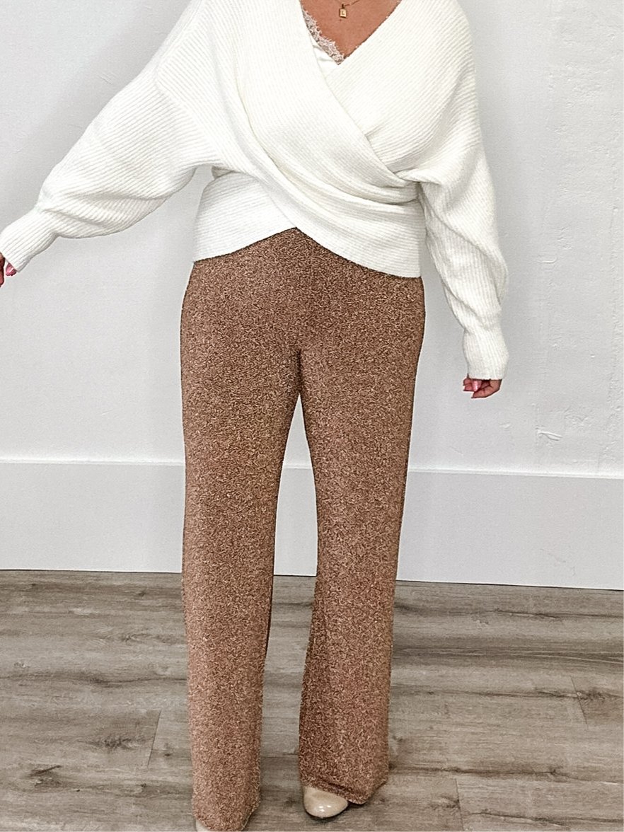 Rose Gold Pants-Pants- Hometown Style HTS, women's in store and online boutique located in Ingersoll, Ontario