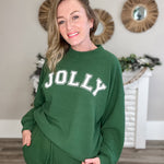 Jolly Lounge Set - Green-set- Hometown Style HTS, women's in store and online boutique located in Ingersoll, Ontario