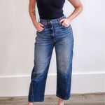 DAZE - Westward Barrel Leg-Denim- Hometown Style HTS, women's in store and online boutique located in Ingersoll, Ontario