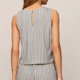 SLOANE KNIT STRIPED TOP - Eclipse-Casual Tops- Hometown Style HTS, women's in store and online boutique located in Ingersoll, Ontario
