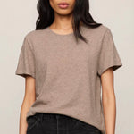 FOUNDATION SLUB TEE - Heather Ash-Casual Tops- Hometown Style HTS, women's in store and online boutique located in Ingersoll, Ontario