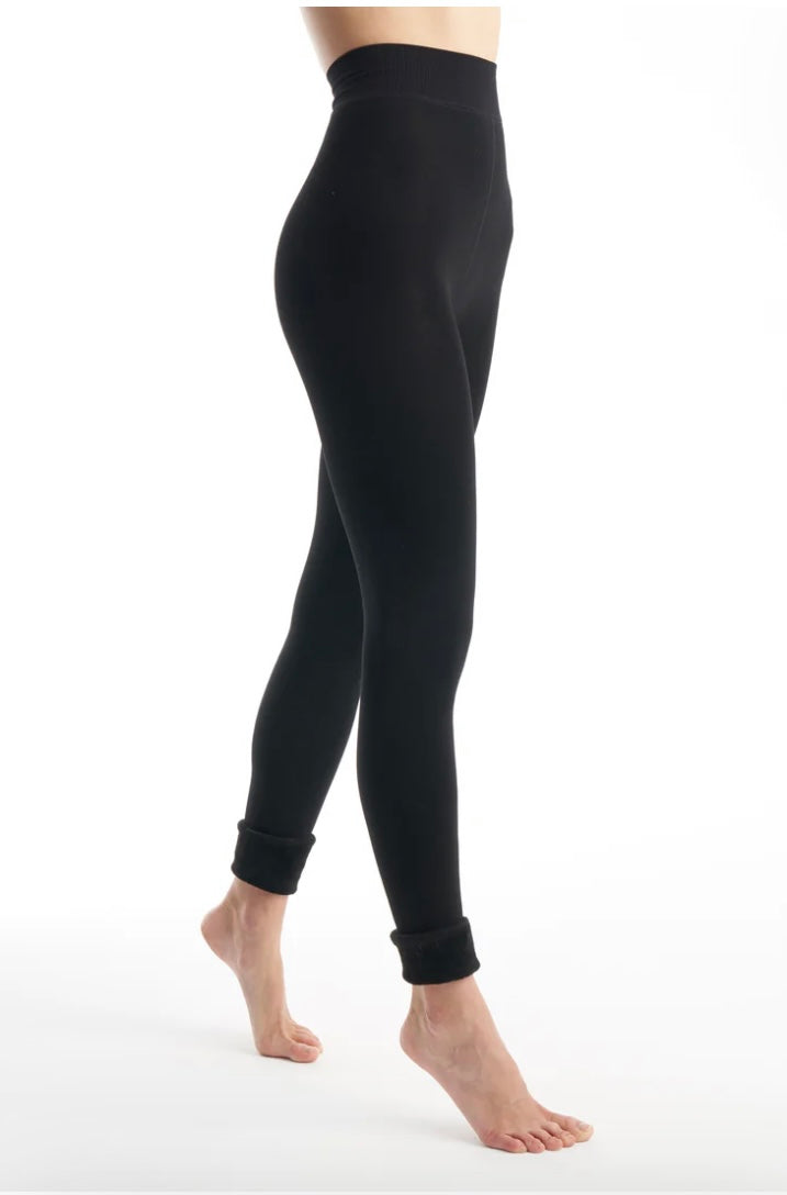 Faux Fur Lined Leggings-Intimates- Hometown Style HTS, women's in store and online boutique located in Ingersoll, Ontario