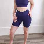 Bestie 6" Biker Short - Eclipse-Shorts- Hometown Style HTS, women's in store and online boutique located in Ingersoll, Ontario