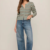 MEDINA STRIPE CARDIGAN-Sweaters and Cardigans- Hometown Style HTS, women's in store and online boutique located in Ingersoll, Ontario