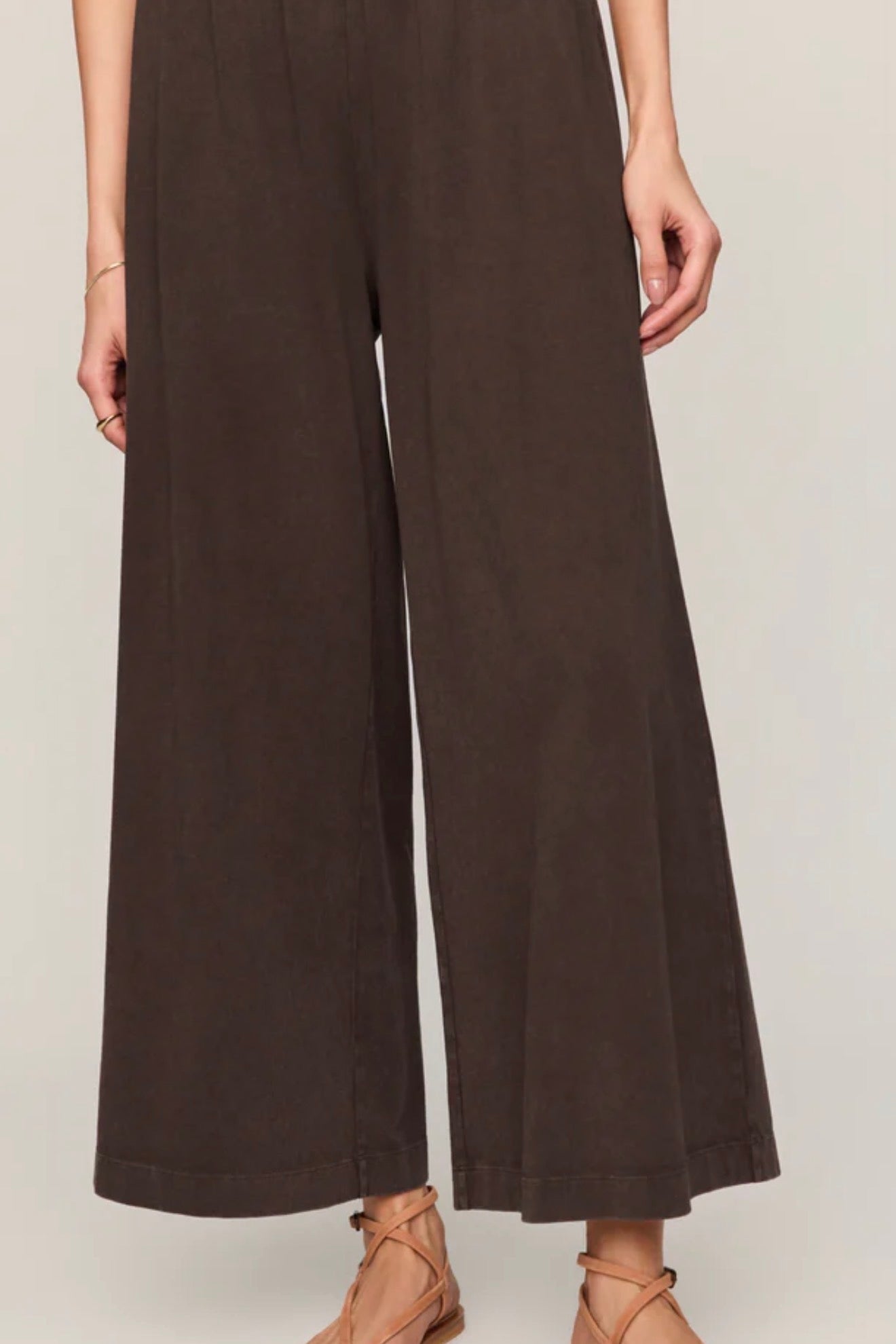 SCOUT JERSEY CROP FLARE PANT-Bottoms- Hometown Style HTS, women's in store and online boutique located in Ingersoll, Ontario