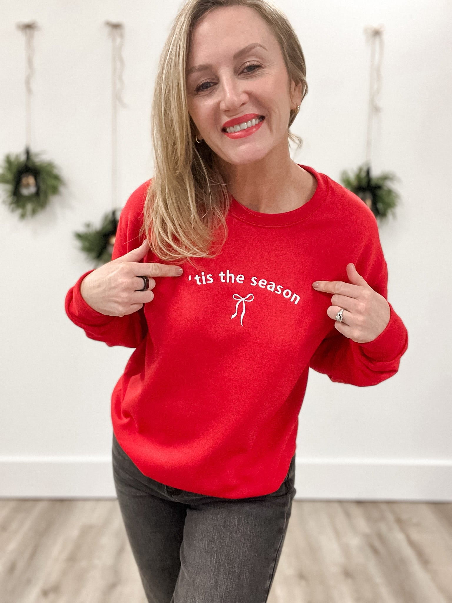 Tis the season-Casual Tops- Hometown Style HTS, women's in store and online boutique located in Ingersoll, Ontario