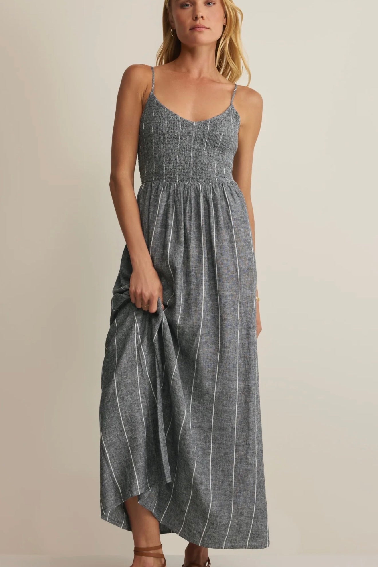 ROMY STRIPED MAXI DRESS-Casual Dresses- Hometown Style HTS, women's in store and online boutique located in Ingersoll, Ontario