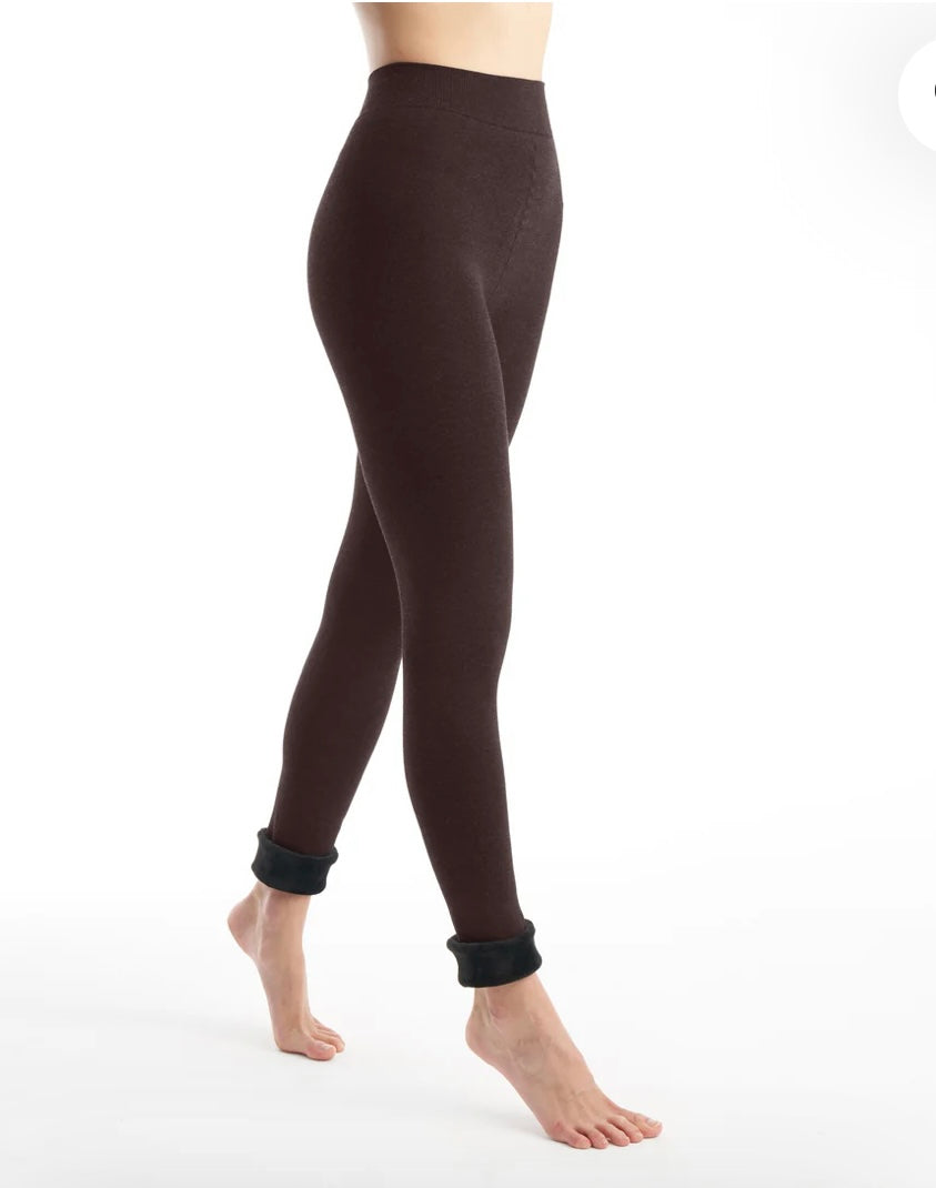 Faux Fur Lined Leggings-Intimates- Hometown Style HTS, women's in store and online boutique located in Ingersoll, Ontario