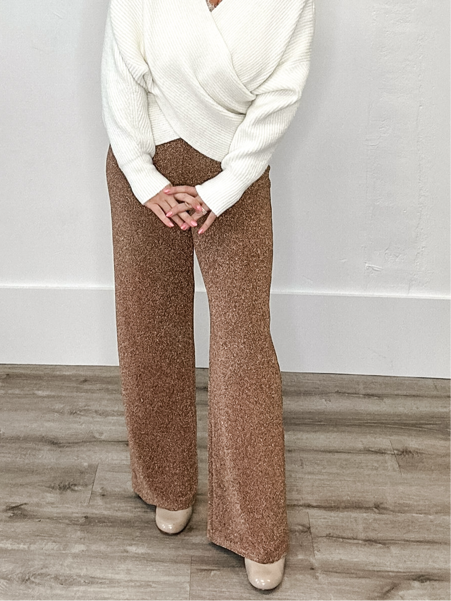 Rose Gold Pants-Pants- Hometown Style HTS, women's in store and online boutique located in Ingersoll, Ontario