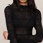AVERY SWEATER TOP - Black-Blouses- Hometown Style HTS, women's in store and online boutique located in Ingersoll, Ontario