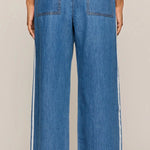 THE SIDELINES DENIM TRACKER - Dreamstate-Bottoms- Hometown Style HTS, women's in store and online boutique located in Ingersoll, Ontario
