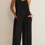 DAY OFF JUMPSUIT - Black-Jumpsuits & Rompers- Hometown Style HTS, women's in store and online boutique located in Ingersoll, Ontario
