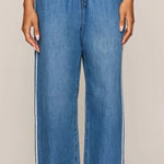 THE SIDELINES DENIM TRACKER - Dreamstate-Bottoms- Hometown Style HTS, women's in store and online boutique located in Ingersoll, Ontario