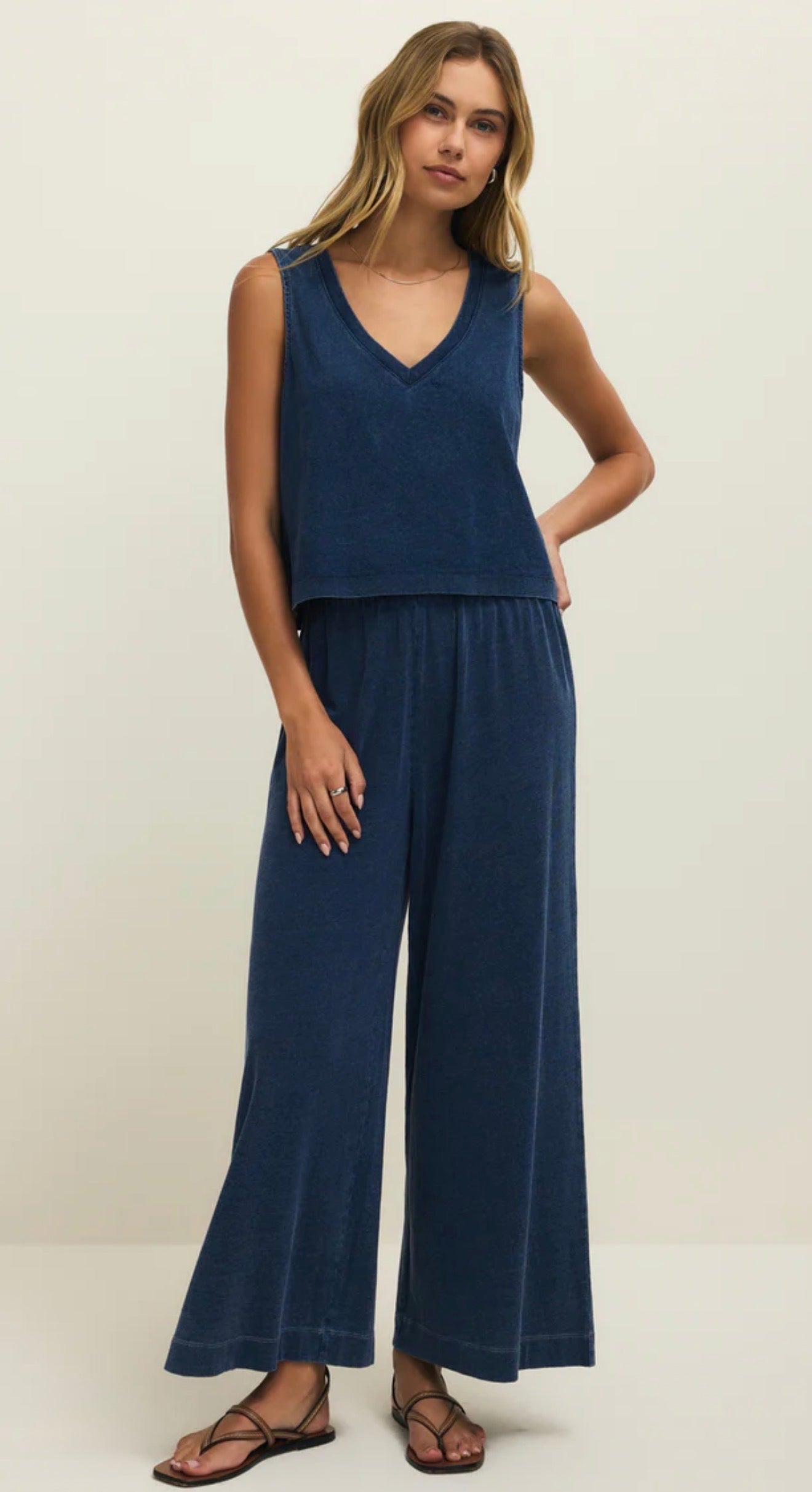 SCOUT JERSEY DENIM PANT-Bottoms- Hometown Style HTS, women's in store and online boutique located in Ingersoll, Ontario