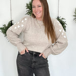 Revello Sweater - Beige-Sweaters and Cardigans- Hometown Style HTS, women's in store and online boutique located in Ingersoll, Ontario