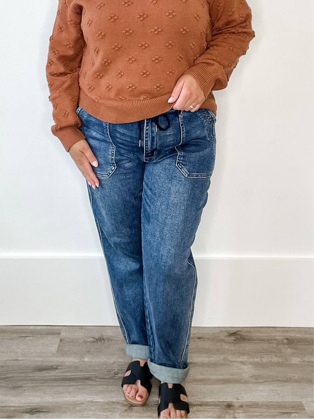 Judy Blue - Vintage Wash Jogger-jeans- Hometown Style HTS, women's in store and online boutique located in Ingersoll, Ontario