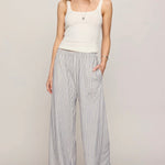 SCOUT KNIT STRIPED PANT - Eclipse-Bottoms- Hometown Style HTS, women's in store and online boutique located in Ingersoll, Ontario