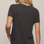 FOUNDATION SLUB TEE - Black Sand-Casual Tops- Hometown Style HTS, women's in store and online boutique located in Ingersoll, Ontario